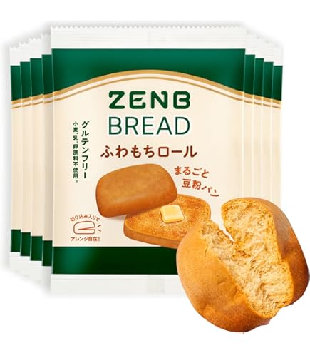 Amazon.co.jp: 【糖質オフの豆粉パン】ZENB ゼンブ ブレッド きなこ