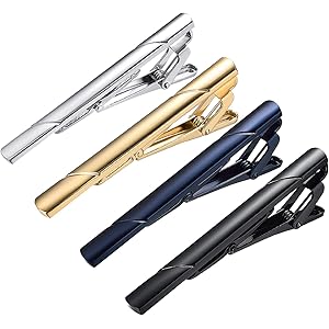 Yoursfs ネクタイピン セット 4本 おしゃれ ビジネス ネクタイピン 日常仕事 冠婚葬祭 ネクタイピン ブランド…