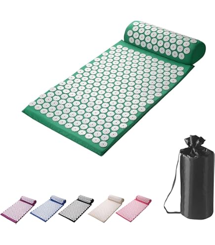 Amazon | ProsourceFit Acupressure Mat and Pillow Set for Back/Neck