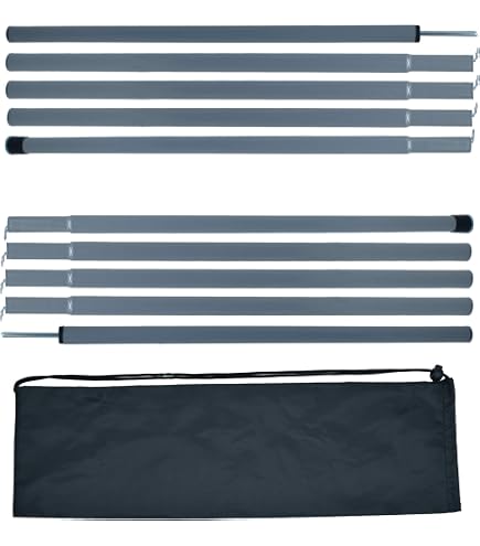 Ogawa Tent Tarp Pole | 98.8 Inch Aluminum Upright Pole | Lightweight Support For Canopy & Shelter - View #13