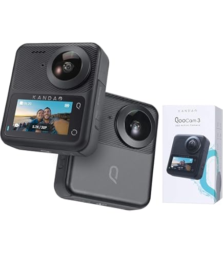 デジタルカメラ Kandao QooCam Amazon | Kandao QooCam 8K ポケットに収まる超小型8K 360度
