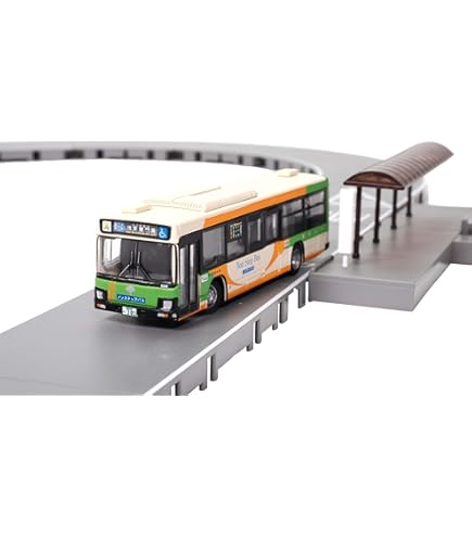 Amazon.co.jp: バスコレ走行システム 基本セットA 日野ブルー