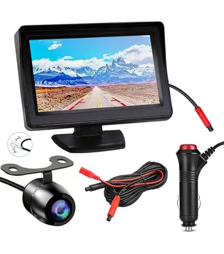 Amazon.co.jp: Stynxro 4.3インチ バックカメラモニターセット