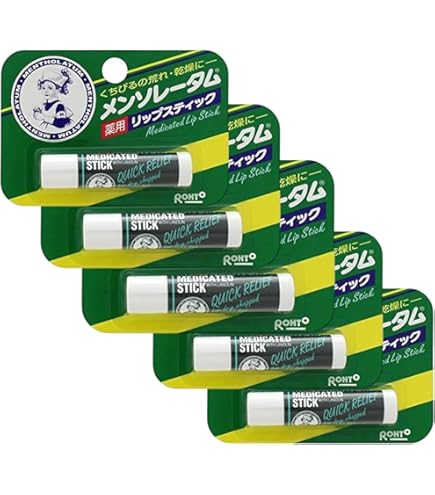 Amazon.co.jp: 《セット販売》 ロート製薬 メンソレータム 薬用リップ