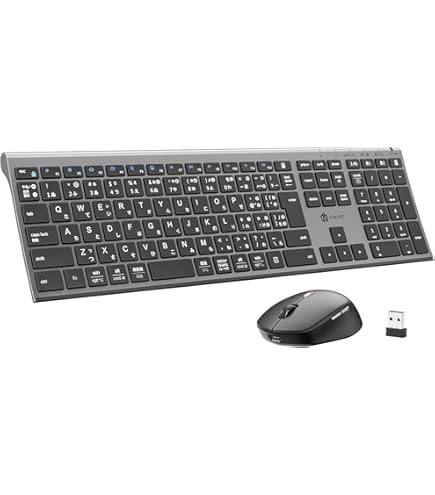 Amazon.co.jp: iClever キーボード ワイヤレス キーボード マウス