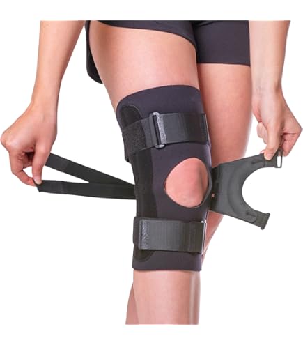 Amazon.co.jp: DONJOY 膝サポーター 膝蓋骨 ヒンジ付き