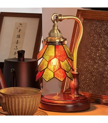 Amazon.co.jp : FBOSS Tiffanylamp 8インチ紫色ぶどう 牧歌的な