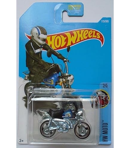 Amazon | Hot Wheels Moto Series 3/5 Honda Monkey Z50 115/250