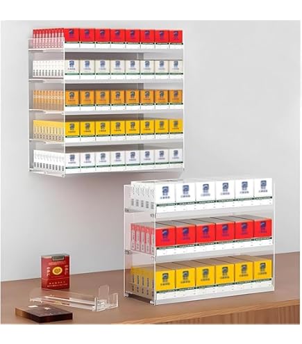 販促品 什器 事務店舗用品 タバコ収納棚 アクリル　 A０４ 販促品 什器 事務店舗用品 タバコ収納棚 アクリル A04 楽天