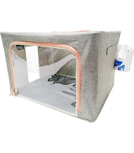 Amazon | ペット用酸素室 酸素ケージ 酸素室 折りたたみ式 ペット 22L 