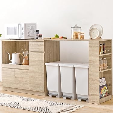 多機能レンジボード ホワイト/ナチュラル/ブラウン 楽天市場】レンジ台（注文方法既製品）の通販