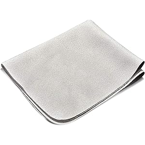 【最新版&長時間効果持続 】メガネ拭き メガネ くもり止めクロス(約600回繰り返し使える 曇り止め 拭くだけで 曇らない マイクロファイバー素材)マスク 曇り防止 眼鏡/ゴーグル/サングラス/カメラレンズ対応 (グレー)