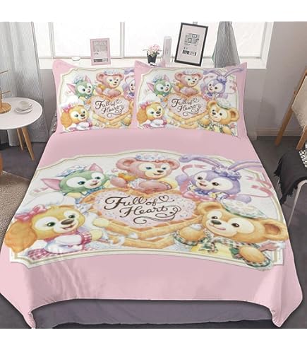 Amazon｜ダッフィー フレンズ 布団カバー 3点セット シングル