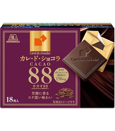 Amazon | 森永製菓 カレ・ド・ショコラ＜ラングドシャ＞ 18枚×6個