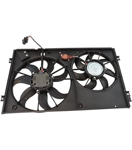 SCITOO Electric Radiator & Condenser Cooling Fan Assembly - Replacement For 621570, Fits Chrysler 200, Dodge Avenger, Jeep Compass/Patriot