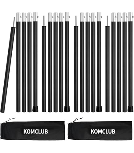 Amazon | DOD(ディーオーディー) コンパクトタープポール 収納40cm 太