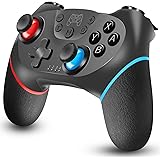 Switch コントローラー [2021最新] 無線 HD振動 小型6軸ジャイロセンサー搭載 スイッチコントローラーTURBO連射機能付き ジャイロセンサー Bluetooth接続 スイッチの全てシステムに対応 Switch 対応 小型 日本語取扱説