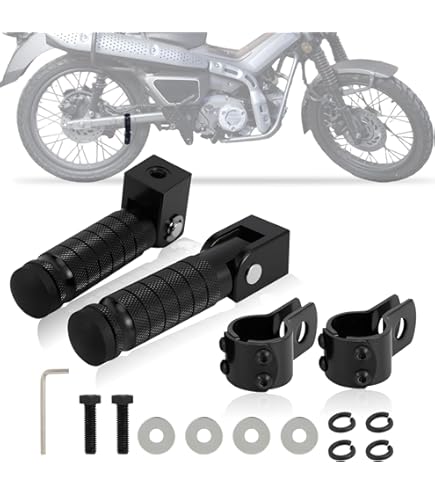 Amazon | Runfarr スーパー73用フットペグ ブラケット付き CNC