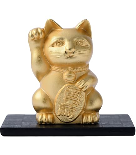Amazon.co.jp: 吉祥 翁 （金メッキ/24金）＿置物 能 五穀豊穣 家門繁栄