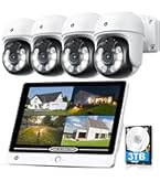 【800万画素対応】防犯カメラ屋外 poe 人体&車両検知機能 3TBHDD内蔵 Amazon.co.jp: 【4K800万画素・人体・車両検知・双方向音声