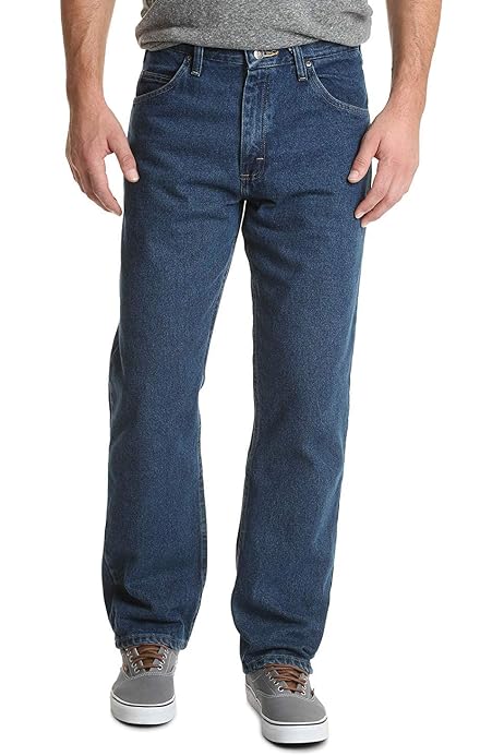 Relaxed Fit Jean, Bleached Denim Flex 