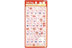 サンスター文具(Sun-Star Stationery) ハローキティ サンリオキャラクターズ グッズ ボンボンドロップシール ミニ レッド S8815062