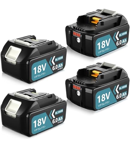 Amazon.co.jp: BOTKK 互換 マキタ 18V バッテリー 5.5Ah BL1860B