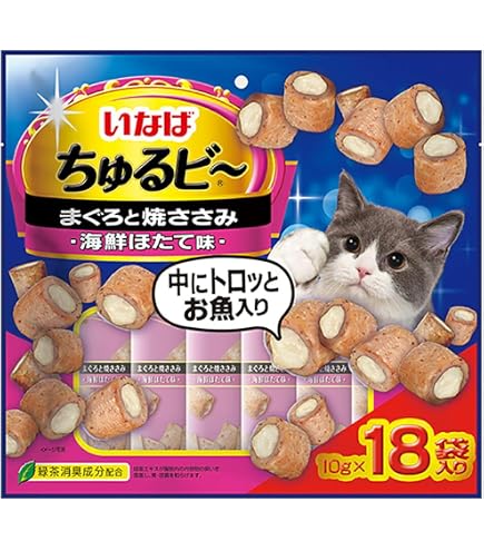 Amazon.co.jp: いなば ちゅるビ~ まぐろバラエティ 10g×36袋 猫用
