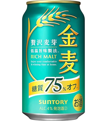 Amazon.co.jp: 金麦 350ml 24本 [ サントリー ビール 新ジャンル 発泡