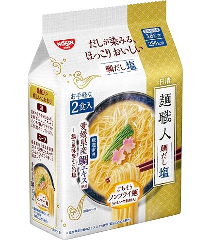 Amazon.co.jp: 日清麺職人 袋めん 鶏ガラ醤油 2食パック×9パック [日清