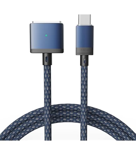 Magnetic 3 Cable USB-C 6.6FT Compatible With M4/M3 MacBook Air Pro - View #3