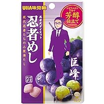 Amazon | UHA味覚糖 忍者めし 鉄の鎧 グレープ味 40g×10個 | UHA味覚糖