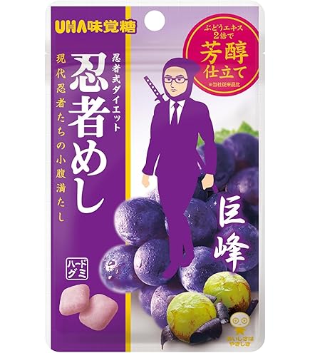 Amazon | 【まとめ買い4袋】忍者めし 鋼 鋼のメンタル ピーチ味 45g×4