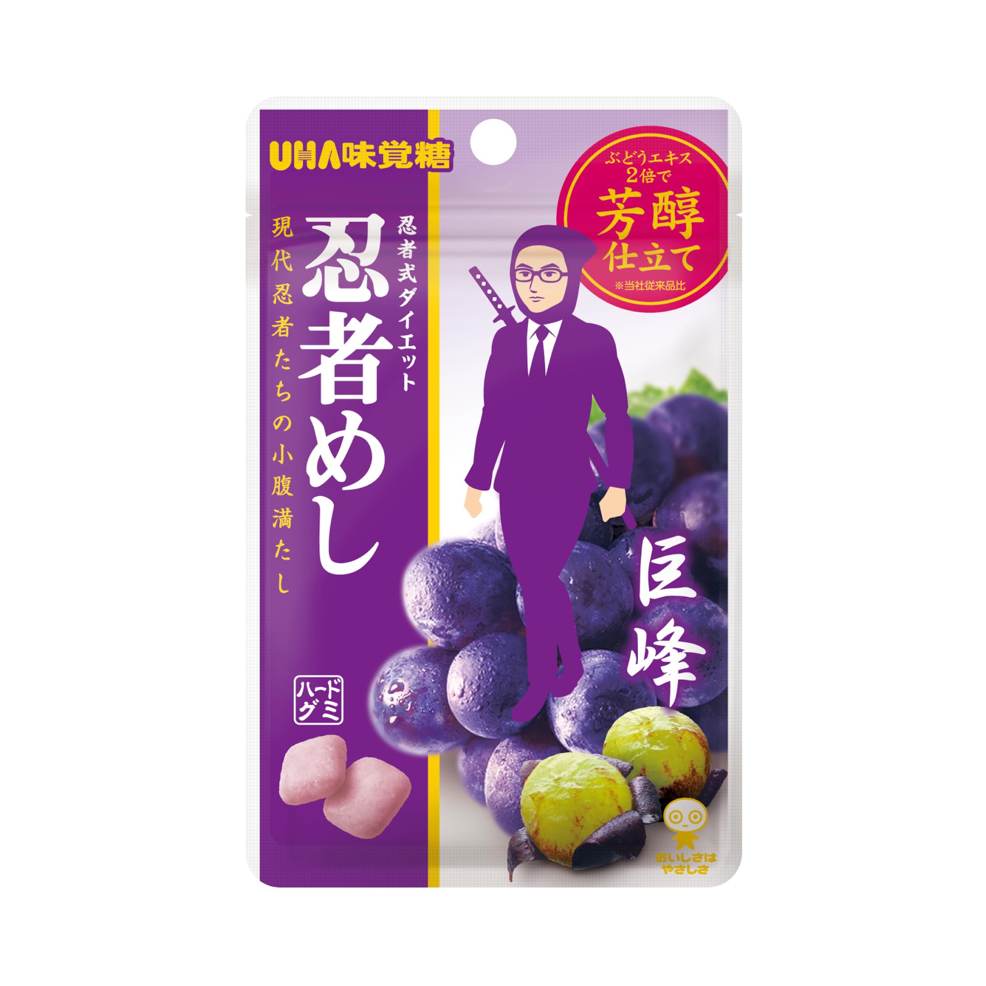 味覚糖 忍者めし 巨峰味 20G味覚糖 忍者めし 巨峰味 20G