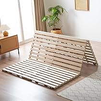 Amazon｜タンスのゲン ベッド ダブル すのこ【布団干しラクラク