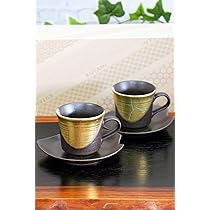 血漿金彩 陶コップ揃い 5セット 血漿金彩 陶コップ揃い 5セット