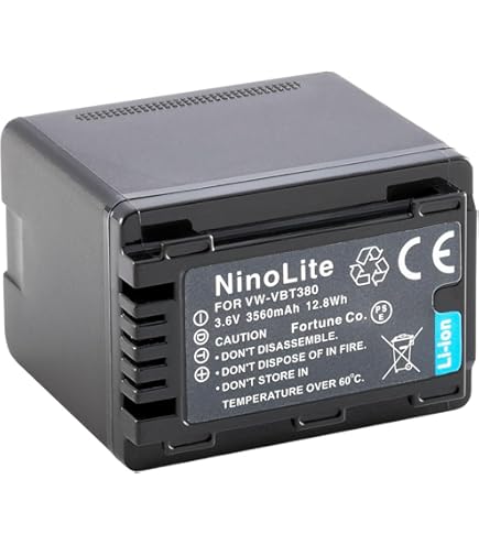 Amazon | NinoLite VW-VBK360 互換 バッテリー 2個セット