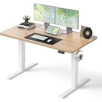 Amazon | FEZIBO 電動 昇降デスク スタンディングデスク 幅120cm 高さ