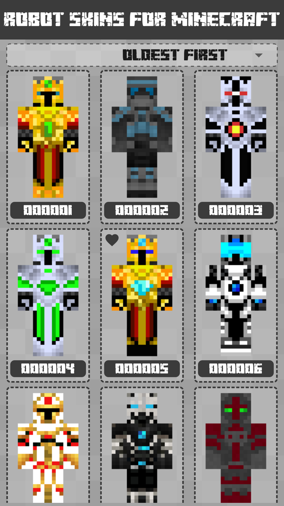 Amazon Co Jp Robot Skins For Minecraft Pe Android アプリストア