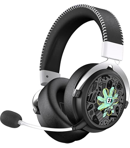 Amazon.co.jp: ゲーミングヘッドセット ワイヤレスヘッドホン 【4WAY超