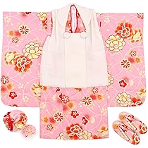 キョウエツ　着物セット　七五三　3歳　被布セット　華やかA 9点　フルセット Amazon | [KYOETSU] [キョウエツ] 七五三 3歳 女の子 ガールズ