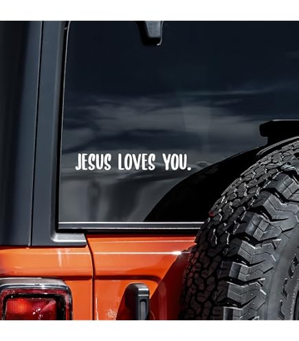 Jesus Christ Lord & Savior Christian Faith Vinyl Decal Sticker