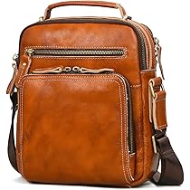Amazon | LANNSYNE ショルダーバッグ メンズ 本革 斜め掛けバッグ 男性