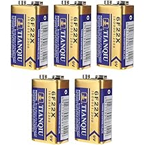 電池ガンジャンクセット(まだ使うと思う) Amazon | 9V角形 乾電池 【5個セット】 9Vマンガン電池 6F22X