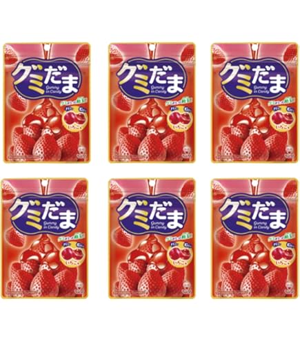 Amazon.co.jp: 【地域限定 販路限定】U H A 味 覚 糖 グミだま いちご