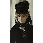 絵画 iPhone SE第2~3世代 8~6 壁紙 視差効果 「すみれの花束をつけたベルト・モリゾ」エドゥアール・マネ 絵画 iPhone SE第2~3世代 8~6 壁紙 視差効果 「すみれの花束をつけたベルト・モリゾ」エドゥアール・マネ