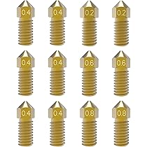 Amazon.co.jp: 3Dプリンターノズル 12個 M5/M5C ノズル、Park Sung 