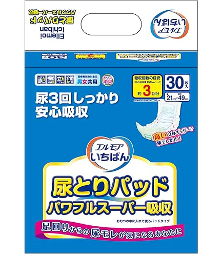 リリーフ テープ用パッド 強力吸収モレ安心 30枚
