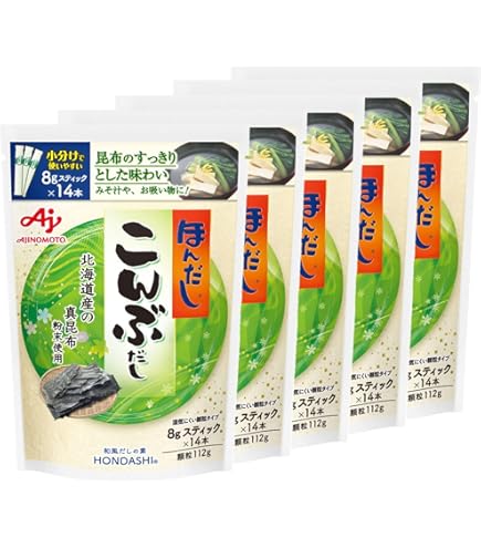 Amazon.co.jp: Ajinomoto 味の素 ほんだし こんぶだし 8gスティック7本