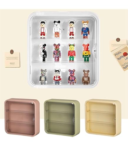 JAJAN LED付アクリルスタンド専用コレクションケース アクスタ・キーホルダー等薄型コレクションを一列で飾るLEDライト付